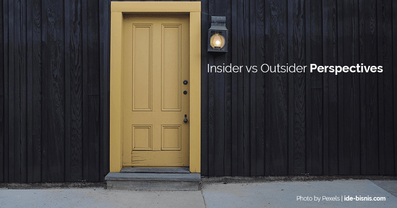 insider versus outsider perspective